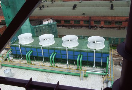 Fan cooling towers